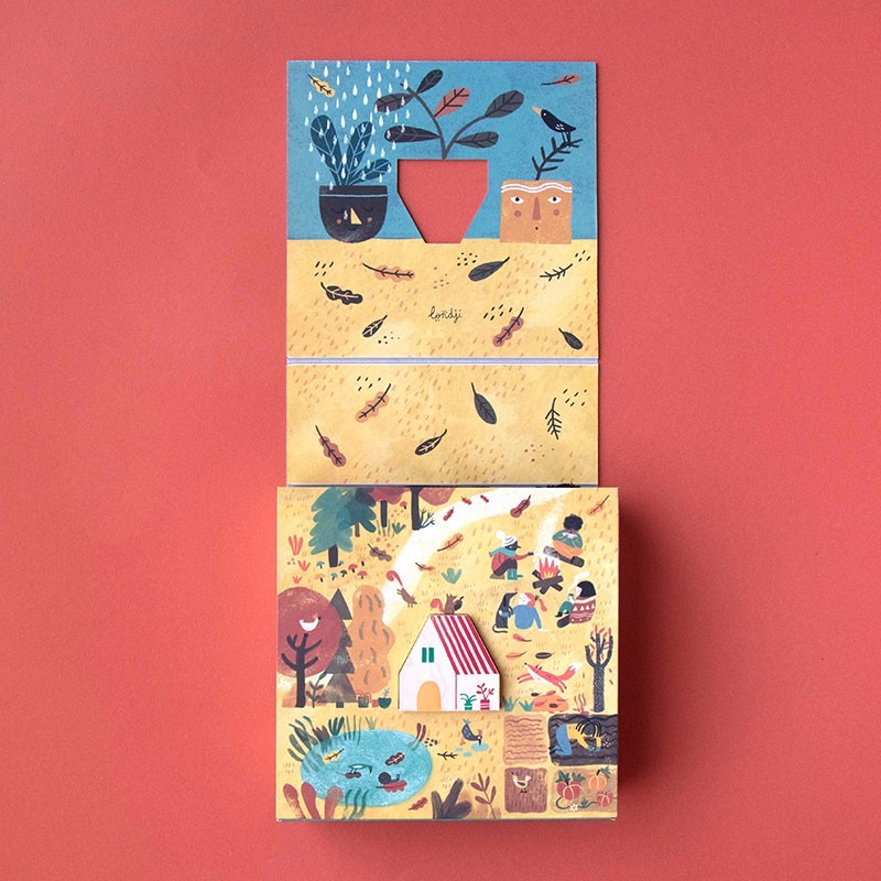 4 estaciones y una casita de madera